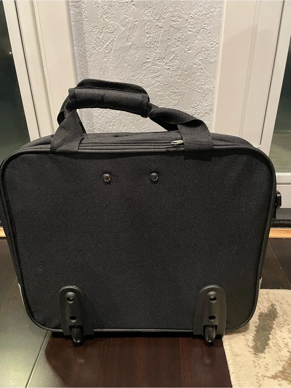Black and Light Gray Briefcase Laptop Bag